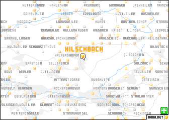 map of Hilschbach