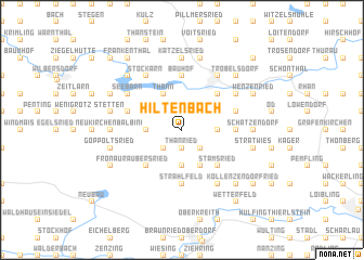 map of Hiltenbach