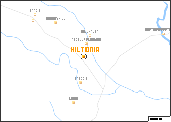 map of Hiltonia