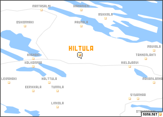 map of Hiltula