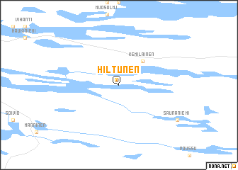 map of Hiltunen