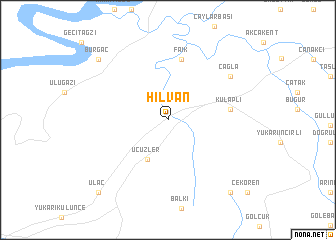 map of Hilvan