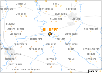 map of Hilvern
