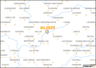 map of Hilvern