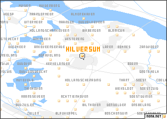 map of Hilversum