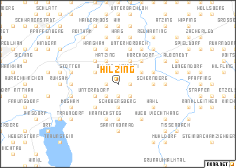 map of Hilzing