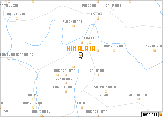 map of Himalaia