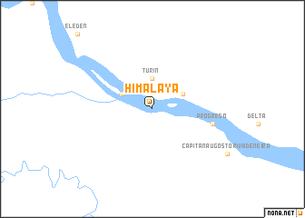 map of Himalaya