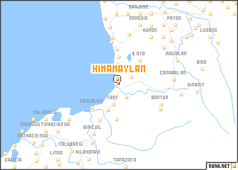 map of Himamaylan