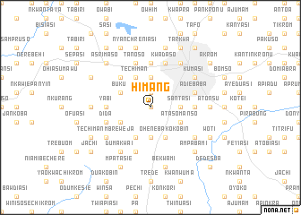 map of Himang