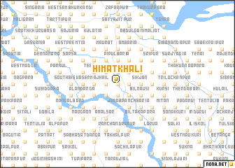 map of Himatkhāli