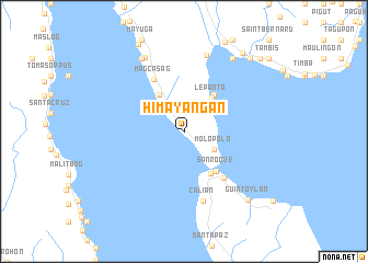 map of Himay-añgan