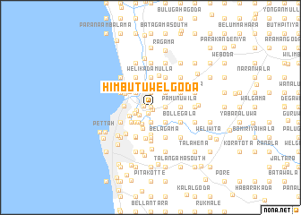 map of Himbutuwelgoda