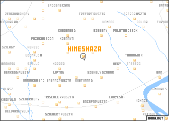 map of Himesháza