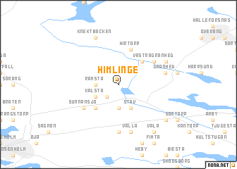 map of Himlinge