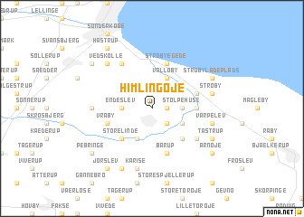 map of Himlingøje