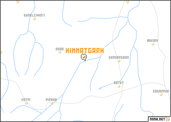 map of Himmatgarh