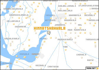 map of Himmat Shāhwāla