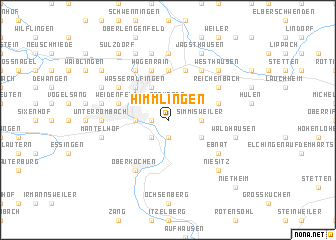 map of Himmlingen