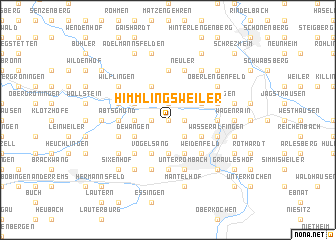 map of Himmlingsweiler