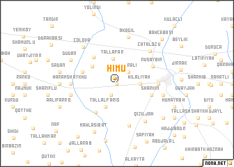 map of Ḩīmū