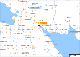 map of Hinabaan