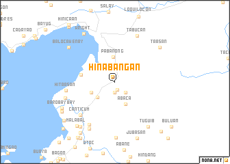 map of Hinabangan