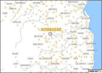 map of Hinabugan