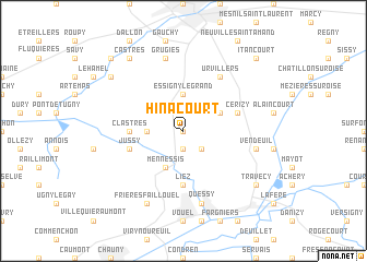 map of Hinacourt