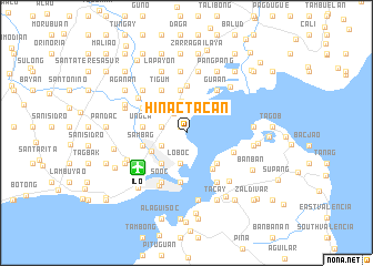 map of Hinactacan