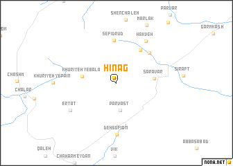 map of Ḩīnag