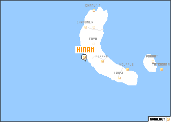 map of Hinām