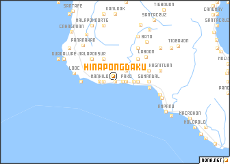 map of Hinapongdaku