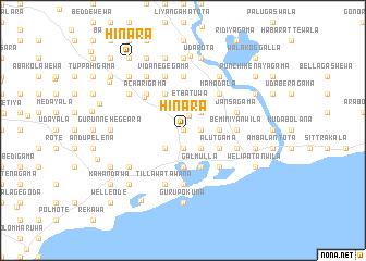 map of Hinara