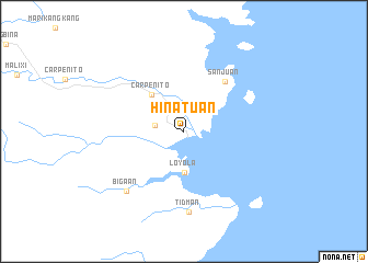 map of Hinatuan