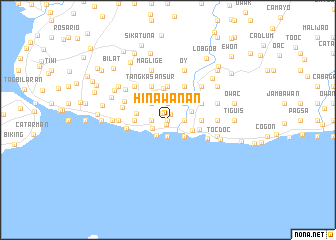 map of Hinawanan