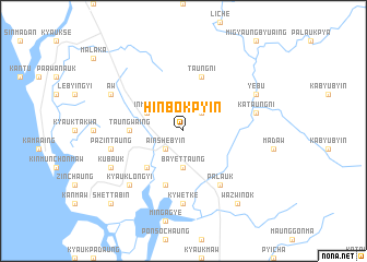 map of Hinbokpyin