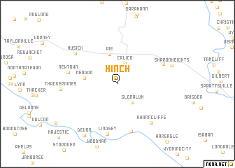 map of Hinch