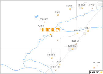 map of Hinckley