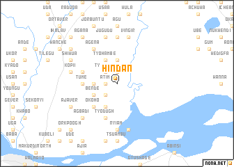 map of Hindan