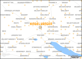 map of Hindelwangen