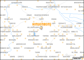 map of Hindenberg