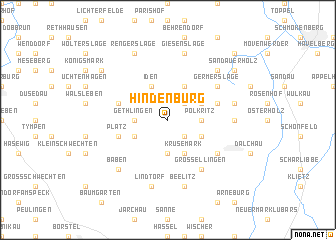 map of Hindenburg