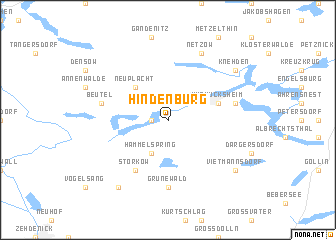 map of Hindenburg