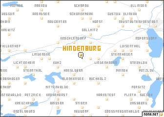 map of Hindenburg