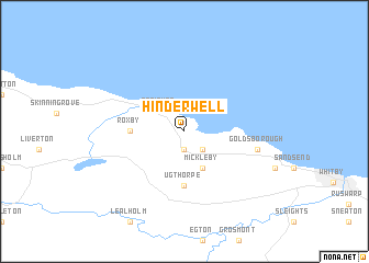 map of Hinderwell