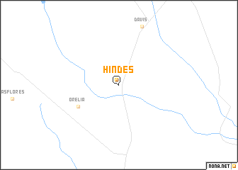 map of Hindes