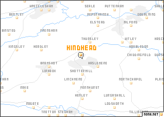 map of Hindhead