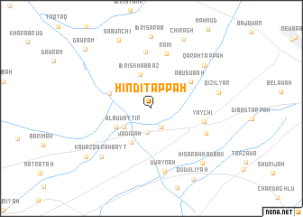 map of Hindī Tappah