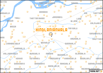 map of Hindlāniānwāla